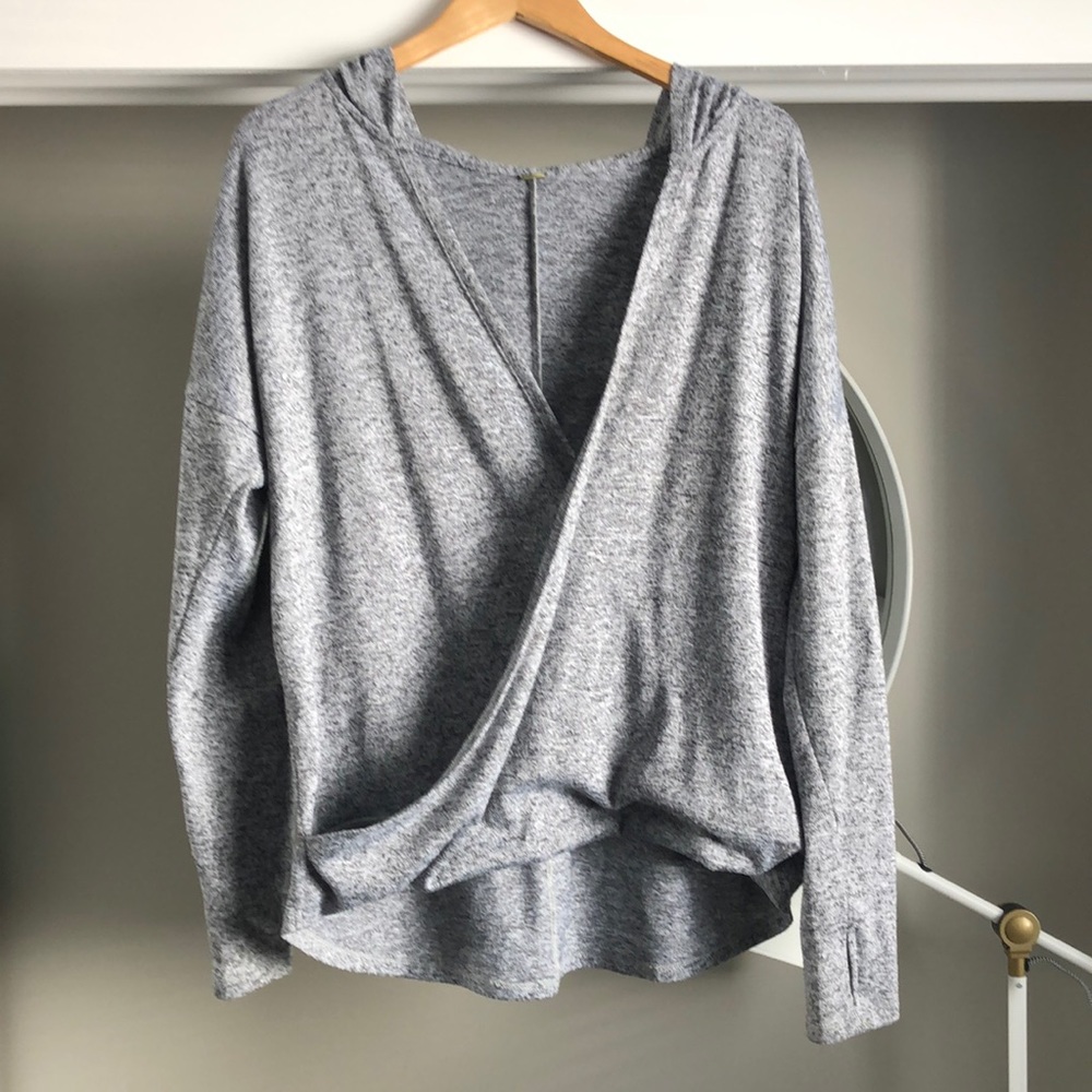 Hooded wrap sweater!